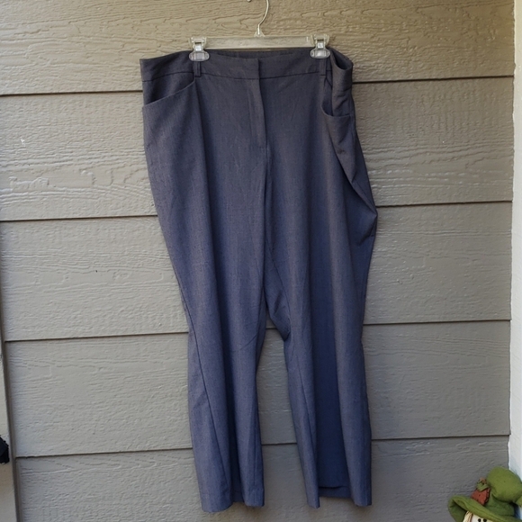 Lane Bryant gray Trouser Pants 22S SHORT - Picture 2 of 7
